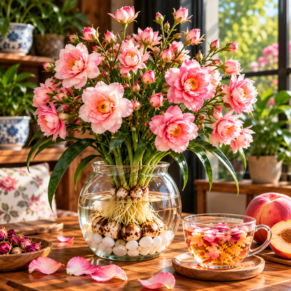 🌸 Rare Double Tea Flower Bulbs – Layered Blooms for Garden & Planters 🏡🍵