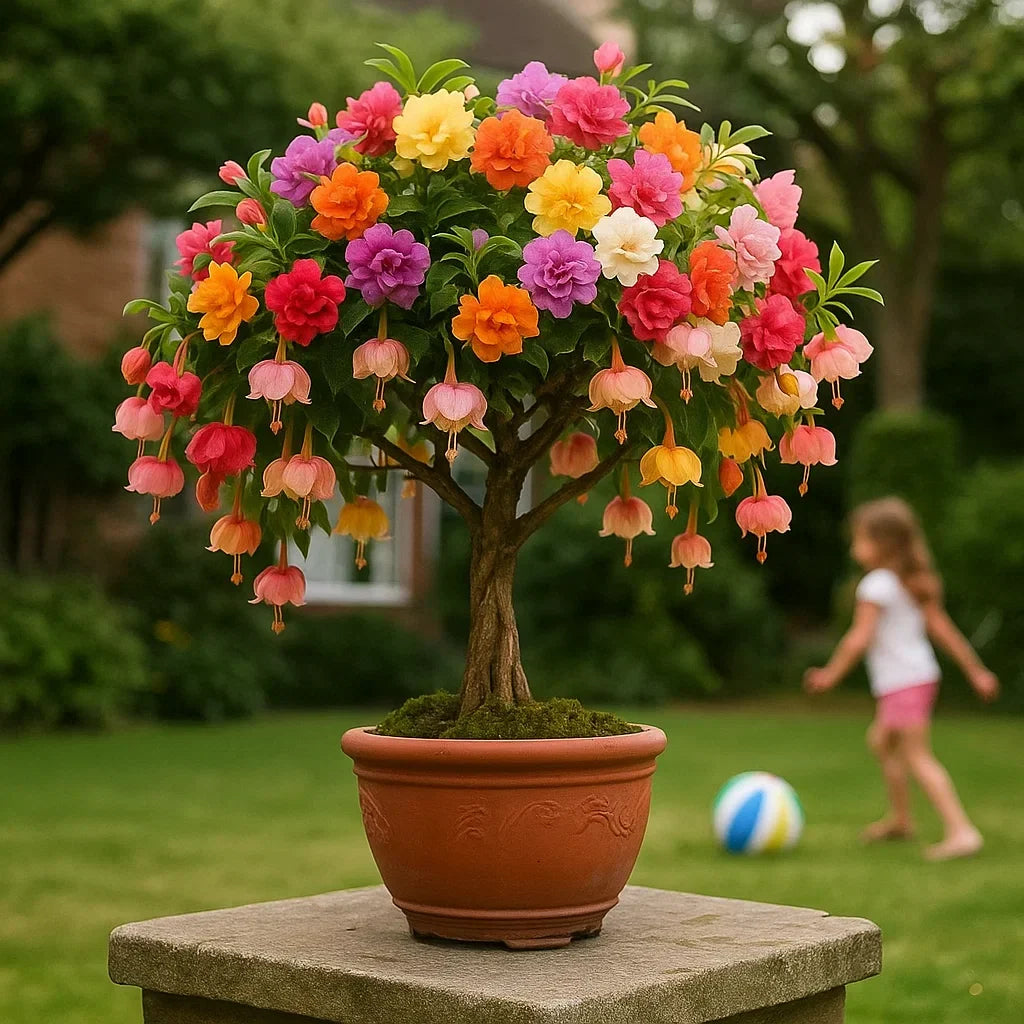 𐙚🎐Transform shaded areas with double fuchsia plants featuring rich color and flowing, elegant blooms🪄