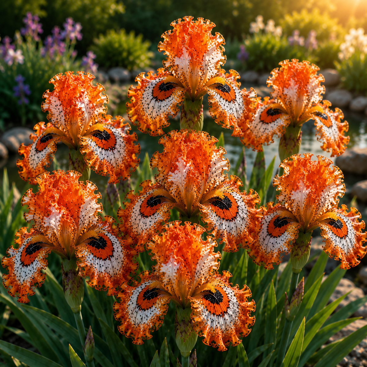🌸Rare Tropical Fish Iris Bulb Series –#3 Clownfish