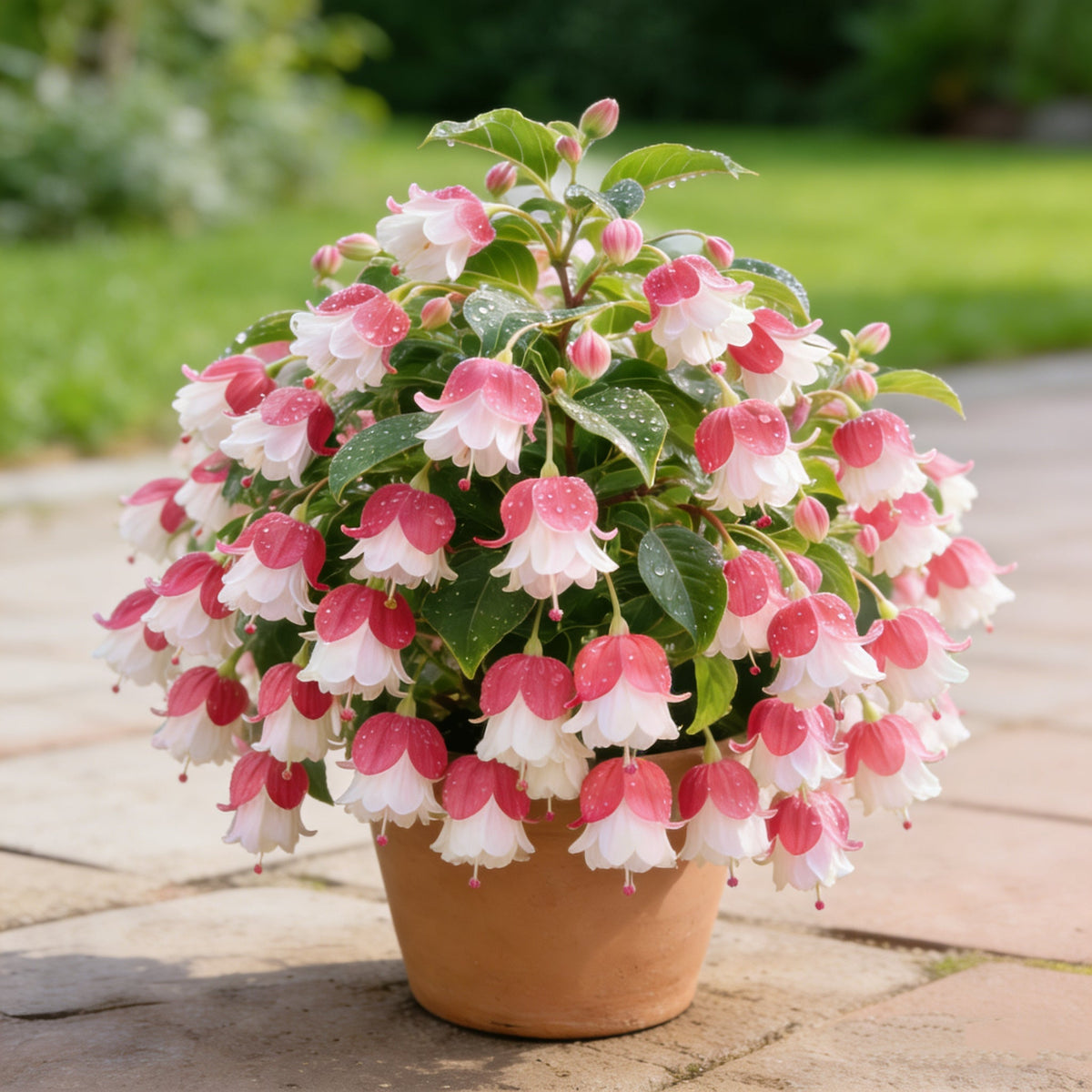 𐙚🎐Transform shaded areas with double fuchsia plants featuring rich color and flowing, elegant blooms🪄