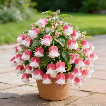 𐙚🎐Transform shaded areas with double fuchsia plants featuring rich color and flowing, elegant blooms🪄