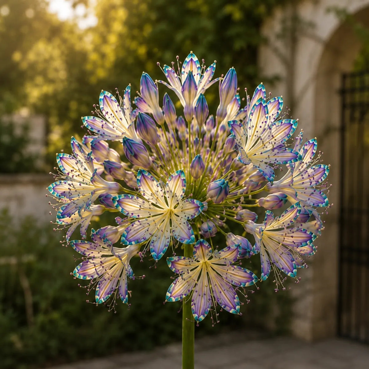 🏠🌸 Celestial Lace Agapanthus Bulbs 🌿 Elegant Blooms, Easy to Grow