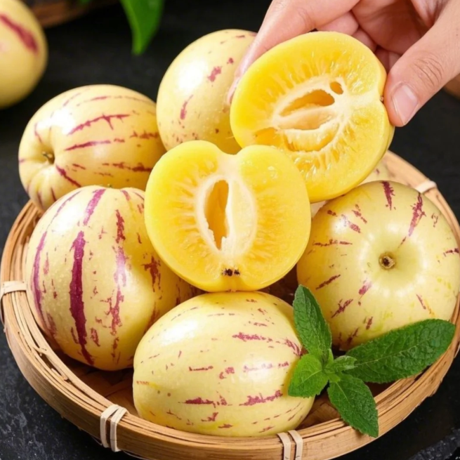 ˚ʚ🍈ɞ˚Grow Your Own Refreshing, Nutrient-Rich Pepino Melon – Sweet, Hydrating & Perfect for Summer 😋