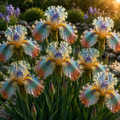 🤗🌸Rare Tropical Fish Iris Bulbs – Blooms That Look Like Living Underwater Art🐠