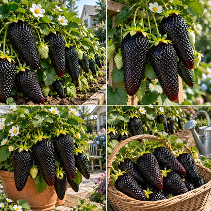 🤗🍓Long Strawberry Seeds – Easy to Grow, Abundant Harvests🌱🎁