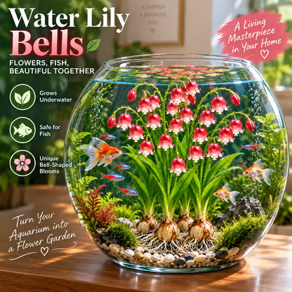 🌸 Water Lily Bells – Colorful Underwater Flower Bulbs for Aquariums 🐠