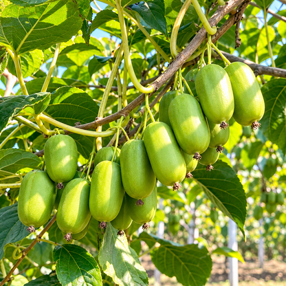 🥝 Cold-Hardy Mini Kiwi Seeds — Cold-Resistant, Smooth-Skinned Kiwi Vines