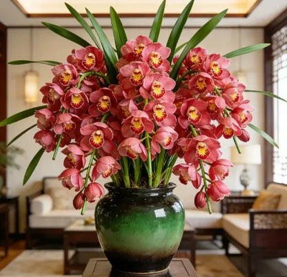 👑 The Queen of Orchids — Long-Lasting Cymbidium Bulbs