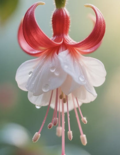 🌱Fuchsia Hybrida Voss bulbs –🌺Exotic Colorful Flowers That Thrive Easily！
