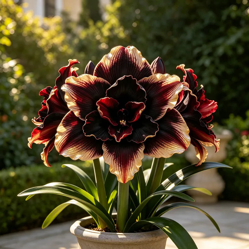 🌺 Giant Double Perfume Amaryllis Bulbs ✨ Fragrant Showy Blooms