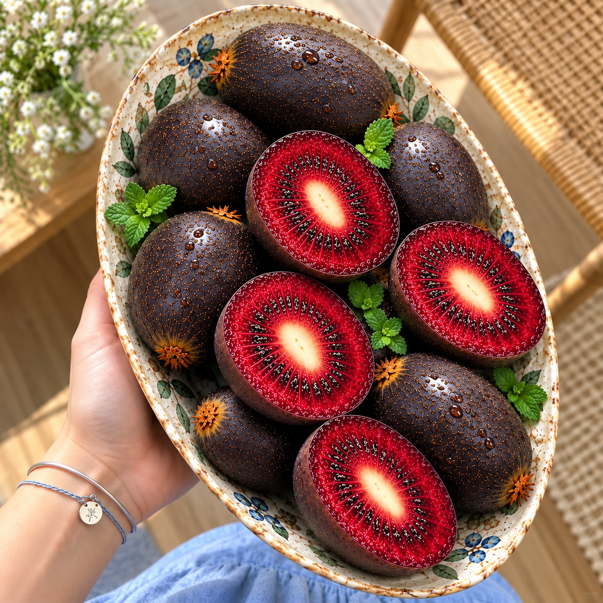 🥝 Cold-Hardy Mini Kiwi Seeds — Cold-Resistant, Smooth-Skinned Kiwi Vines