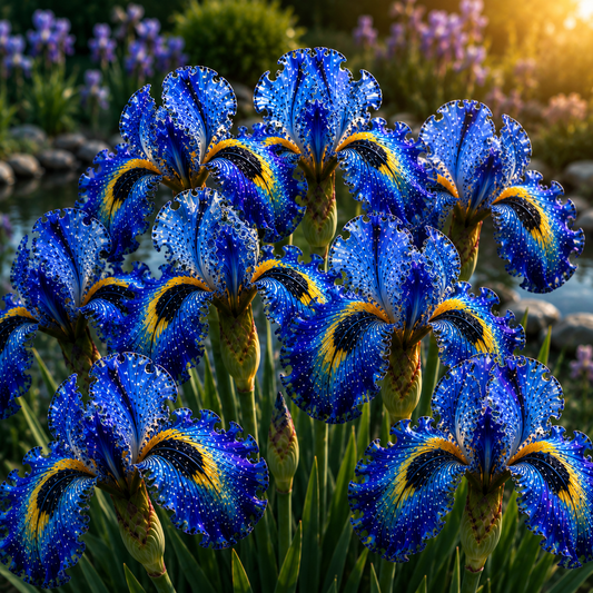 🌸Rare Tropical Fish Iris Bulb Series – #5 Blue Tang