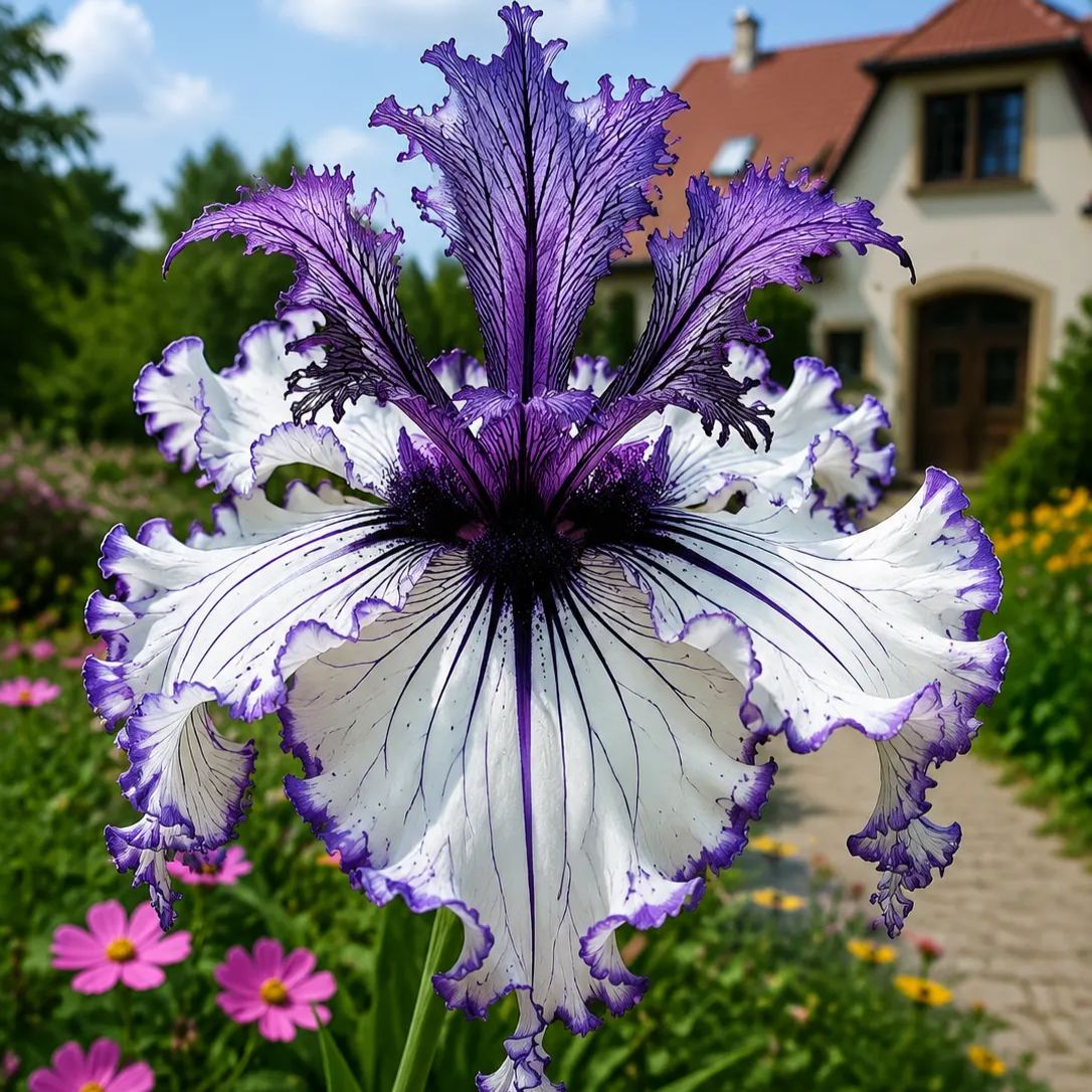 🦇 Rare Bat Iris Bulbs – A Striking Garden Statement That Returns Year After Year