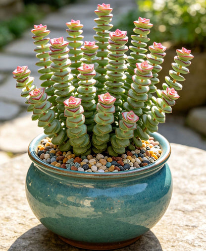 🍀 Money Plant Succulent – Compact Coin-Leaf Plant for Home & Office