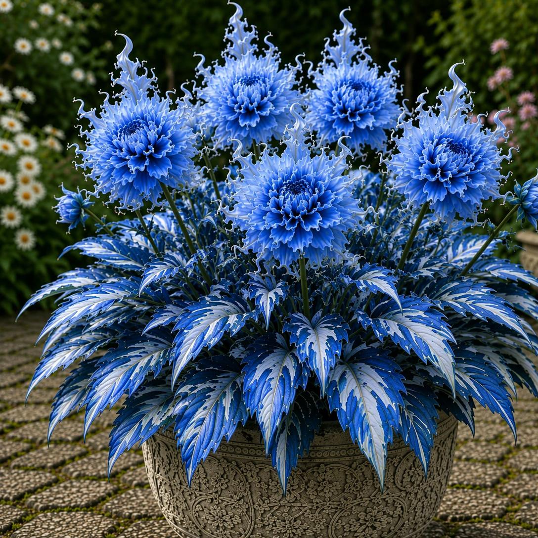 🌸 Variegated Dahlia Bulbs | Vibrant Mixed Color Flowers, Low Maintenance & Easy Planting
